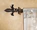 Antique Bronze Finish Fleur De Lis Curtain Rod By Collections Etc