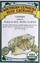 USDA Certified Organic Italian Catalogna Chicory Seeds