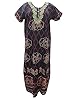 Gift Idea Womens Batik Kaftan Maxi Dresses Blue Caftan Lounger L