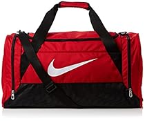 Nike Brasilia 6 Duffel Medium Gym Red/Black/White Size Medium
