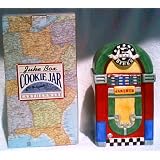 EarthenwareCollectible5StarDinerJukeBoxCookieJarplaysLoveMeTender