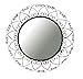 Ashton Sutton Wall Mirror, Round Wrought Iron