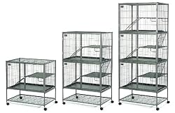 Midwest 142 Ferret Nation Double-Level Ferret Cage with Ramps, 36 Inches by 25 Inches by 62-1/4 Inches