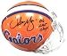 Urban Meyer Florida Gators Autographed Mini Helmet with 06 NATL CHAMPS Inscription