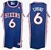 Julius Dr. J Erving Philadelphia 76ers #6 Retro Swingman Adidas NBA Basketball Jersey (Blue)