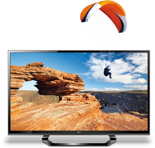 LG 42LM615S LED TV, 107 cm (42 pollici) Cinema 3D retroilluminato, Full HD, 200Hz, MCI DVB-T/C/S2, Nero