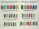 Alpaca Paint Color Card