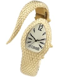 Just Cavalli Womens R7253153517 Poison Gold Ion-Plated Coated Stainless Steel Triangular Watch