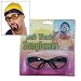 Smiffy's USA 19877 Rapper Yellow Lense Specs Black