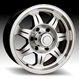 16 x 6 HD SAWTOOTH 870 Aluminum Trailer Wheel 8 Lug Heavy Duty by Allied International