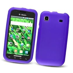 Samsung Vibrant T959 Galaxy S (T-Mobile) Silicone Skin Case, Purple