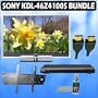 Sony Bravia Z-Series KDL-46Z4100/S 46in. 1080P Silver + Sony DVD Player With Wall Mount Accessory Kit