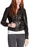 Junior's Faux Leather Bomber