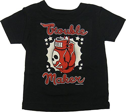 Black Trouble Maker Children's T-Shirt from Sourpuss Clothing, Medium
