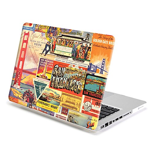 MacBook Pro 13 Case, GMYLE Hard Case Print Frosted for MacBook Pro 13 (Model: A1278) - San Francisco Rubber Coated Hard Shell Case Cover (Not fit for Macbook Pro 13 inch with Retina Display)