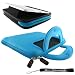 Apple iPad tablet case neoprene nylon cover for Apple iPad Wifi / 3G Model 16GB, 32GB, 64GB with Interior Mesh Pocket, Tilt Stand and front Velcro pocket + Includes a 4-inch eBigValue (TM) Determination Hand Strap