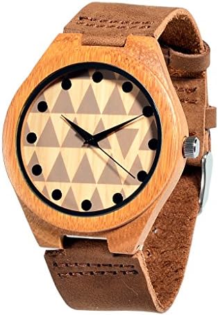 Affute Unisex White Maple Wood Watches with Sapphirine Glass