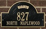 San Francisco Giants Black & Gold Personalized Address Plaque-wall