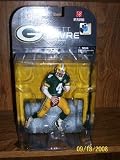 Brett Favre Wave #1 Green Bay Packers Green Jersey No "C" (C stands for Captain) on jersey Chase Variant Alternate Mcfarlane NFL Six Inch Action Figure