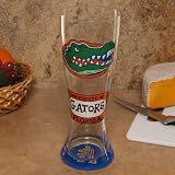 Florida Gator Heads Beer Glass