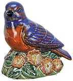 Nature's Garden Blue Bird Sculpture with Motion Tweeter Sound