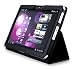 DURAGADGET Hard Wearing Black PU Leather Case With Stand For Samsung Galaxy Tab 2 10.1v