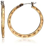 Lucky Brand Small Round Gold-Tone Hoop Earrings