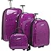 International Traveler Shiny Croc 4pc Luggage Set