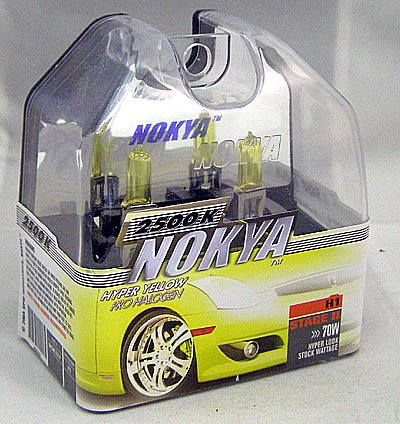 Nokya Arctic Yellow H1 Headlight Bulb (Stage 1) and Free Alcohol Swabs