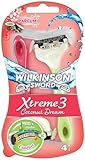 Wilkinson Sword 70007170 Xtreme 3 Beauty Coconut Dream Disposable Razor 4s