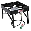 Bayou Classic SQ14 Single Burner Outdoor Patio Stove, Black