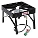 Bayou Classic SQ14 Single Burner Outdoor Patio Stove, Black