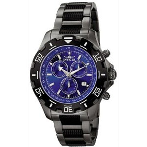 Invicta Men's 6411 Python Collection Chronograph Gun Metal Stainless Steel Watch