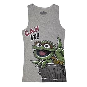 Sesame Street Oscar Can It Tank for women