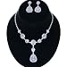 Bridal Jewelry Set Crystal Rhinestone Cabochon Y Drop W