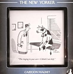 The New Yorker Cartoon Magnet - Cow At the Doctor's