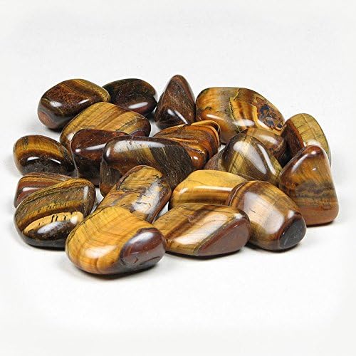 JupiterStop Genuine 1 lb Tiger Eye tumbled stones