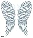 Tinsley Transfers  Wings, Flesh/Multi, One Size
