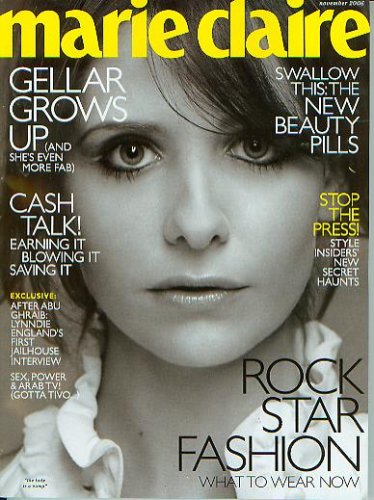 Marie Claire November 2006 - Sarah Michelle Gellar