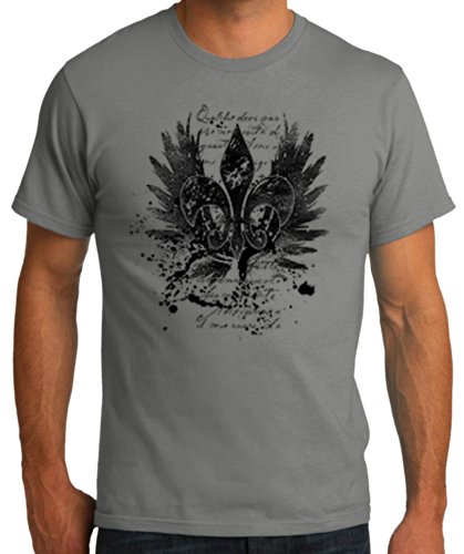 TshirtsXL Mens Angel Fleur Graphic Tee (Also in Big & Tall Sizes)