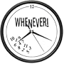WHENEVER Wall Clock retired retirement office gift