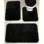 Royale Black 21x34 Plush Bath Rug