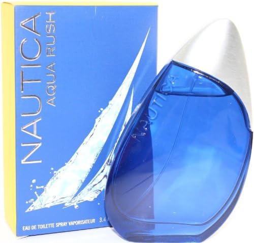 Nautica Aqua Rush 3.3 Oz / 3.4 Oz Edt for Men NEW in BOX Great Gift Fast Shipping