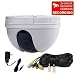 VideoSecu Color CCD CCTV Home Security Camera with Power Supply and 50 feet Extension Cable Free Warning DeCal DM10WKC 1VL