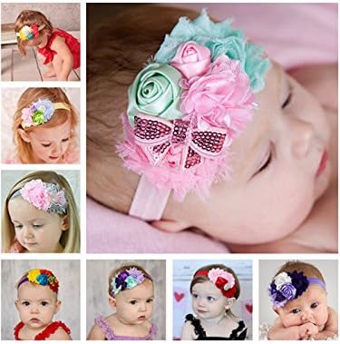 Baby Girl Fashion Fabric Elastic Headband Hairband Headband Queen (Purple-Black #2)