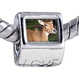 Pugster Pandora Style Bead Deer In Trees Beads Fits Pandora Bracelet