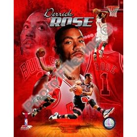  Derrick Rose - Chicago Bulls NBA 8x10 Photo (portrait)