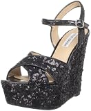 Steve Madden Womens WestII L Wedge Sandal,Black Sequin,7.5 M US 51h497YAY2L. SL160 Steve Madden Womens WestII L Wedge Sandal,Black Sequin,7.5 M US
