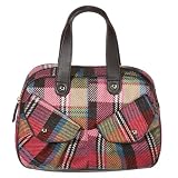 Button Up Small Satchel - Blue Combo