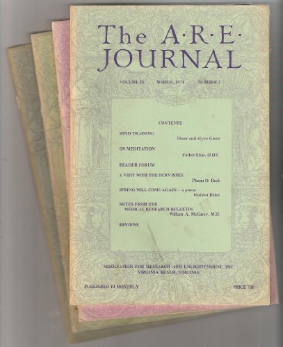 1974 Set of 4 (The A.R.E. Journal, Vol IX. No. 2-5)